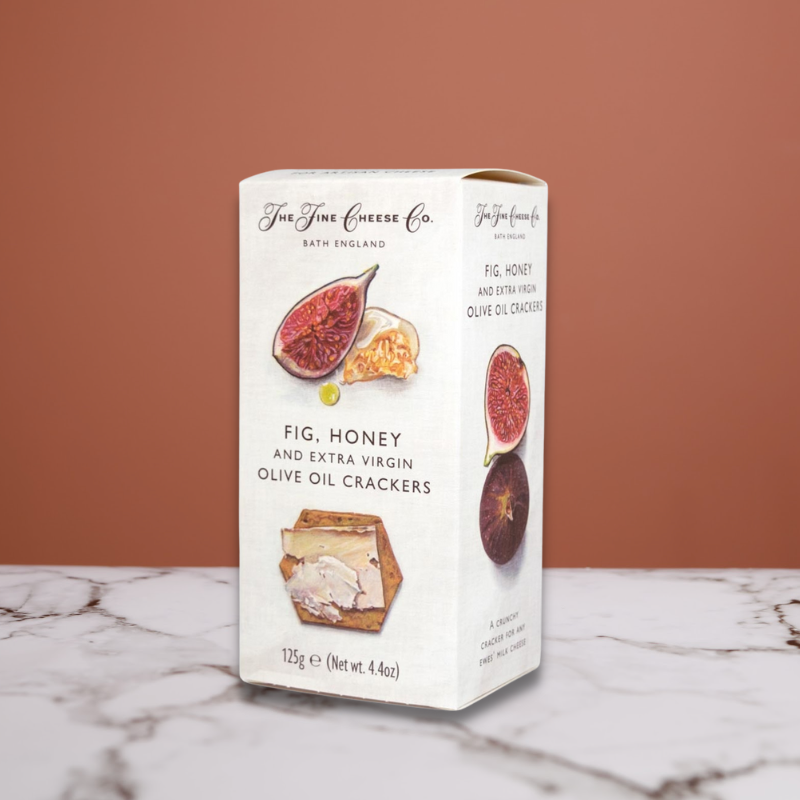 The Fine Cheese Company Fig, Honey and Extra Virgin Olive Oil Crackers - 125gm