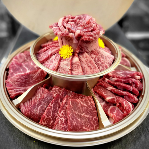 Yakiniku Wagyu Beef Platter (700gm)