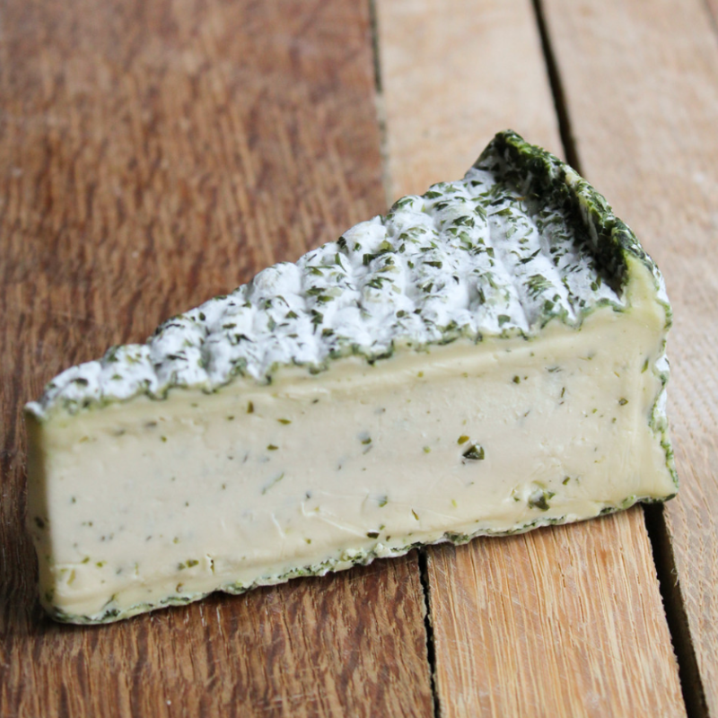 Double Cream Brie with Garlic and Herbs