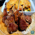 Aust Lamb Rack Frenched Cap On